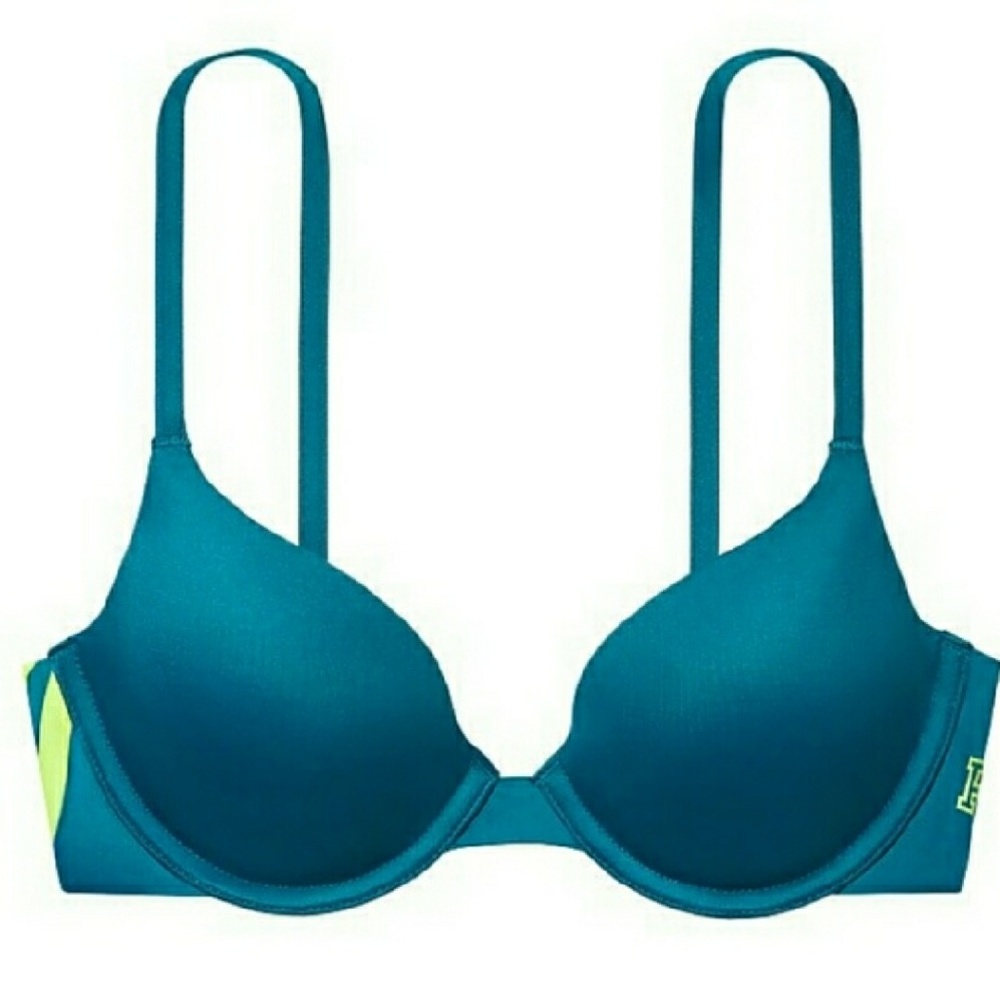 🇺🇦 PINK Campus demi bra 32B Y2K 90s Collegiate Festival CoachellaNew With Tags